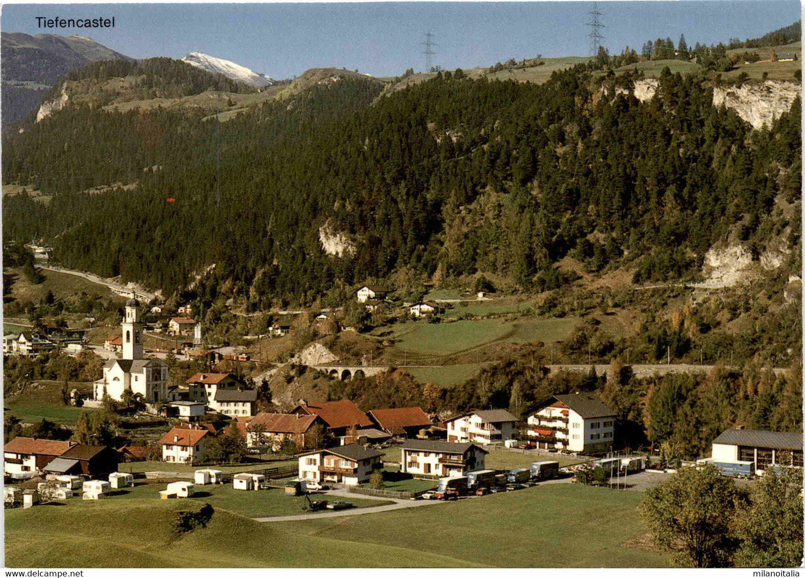 Tiefencastel Am Julierpass (933a) * 24. 8. 1986 - Tiefencastel