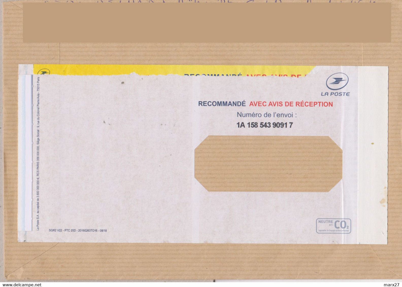 Cachet Manuel 4 Lignes En Encadré La Poste Vaulx Village (Rhône) - Cachets Manuels