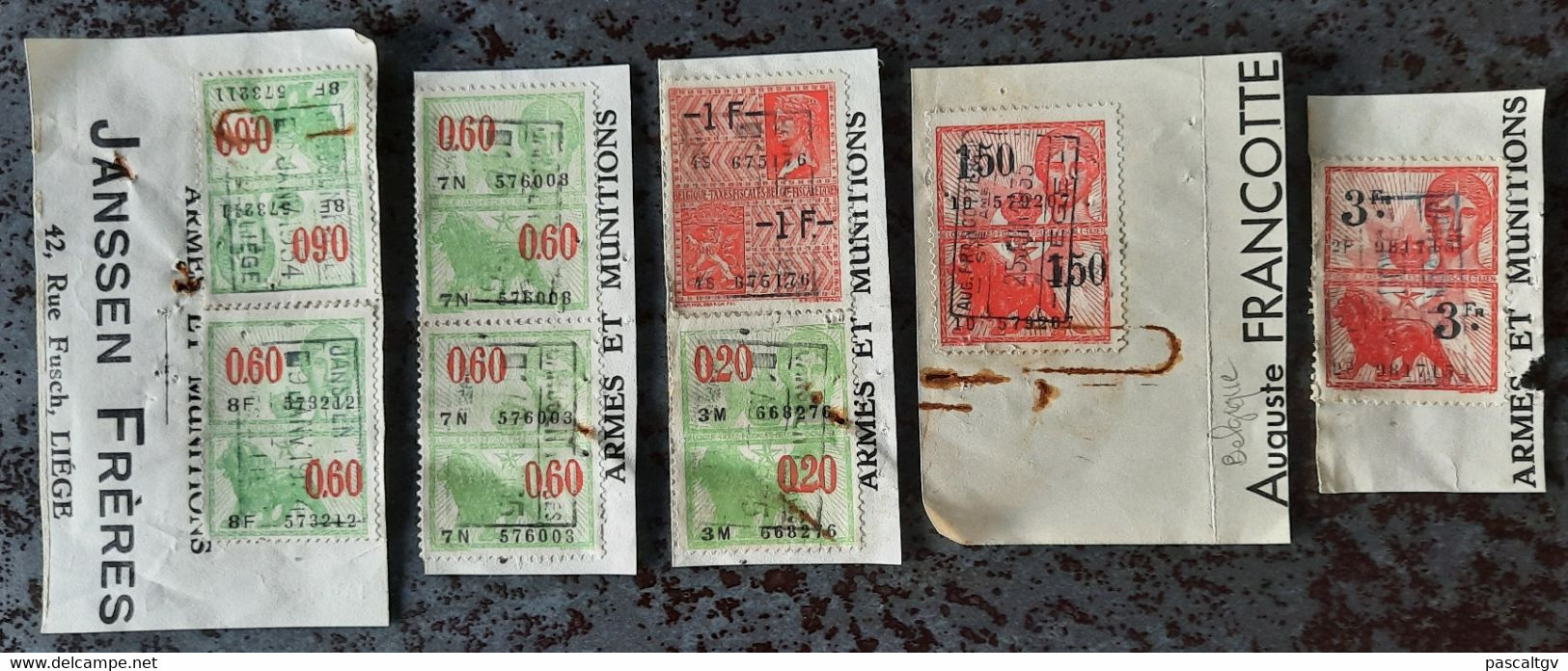 BELGIQUE - Timbres FISCAUX, - Stamps