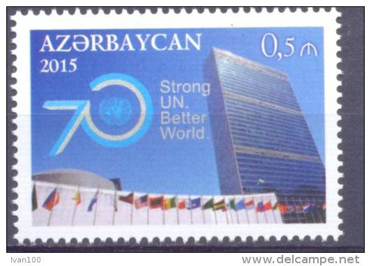 2015. Azerbaijan, 70y Of UNO, 1v,  Mint/** - Azerbaïdjan