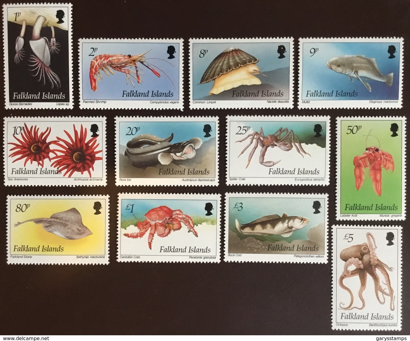 Falkland Islands 1994 Marine Life Fish Crustacea MNH - Marine Life