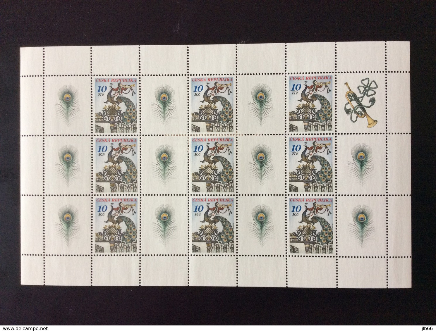 2008 Feuillet YT 492 Neuf De 9 Timbres Joueur De Trompette Sur Un Paon Portail Ferronnerie - Blocks & Sheetlets