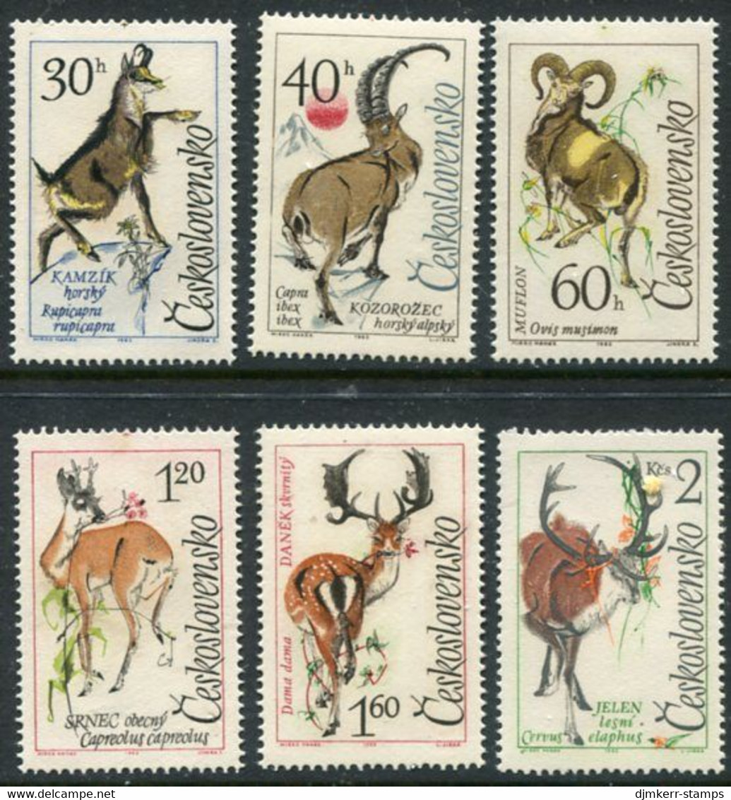 CZECHOSLOVAKIA 1963 Mountain Animals MNH / **.  Michel 1441-46 - Nuevos