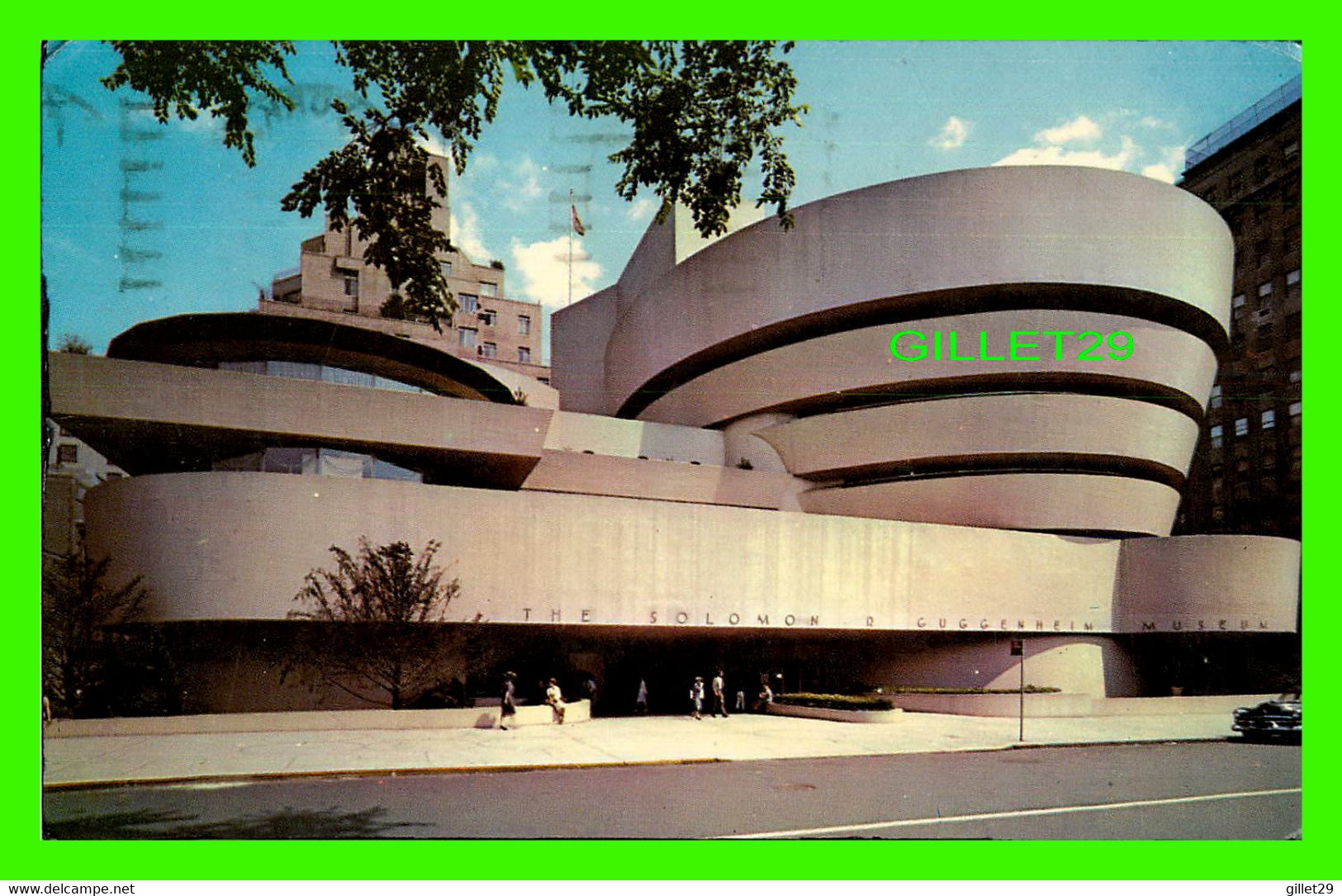 NEW YORK CITY, NY - THE SOLOMON R. GUGGENHEIM MUSEUM - TRAVEL IN 1967 - ACACIA CARD CO - - Musées