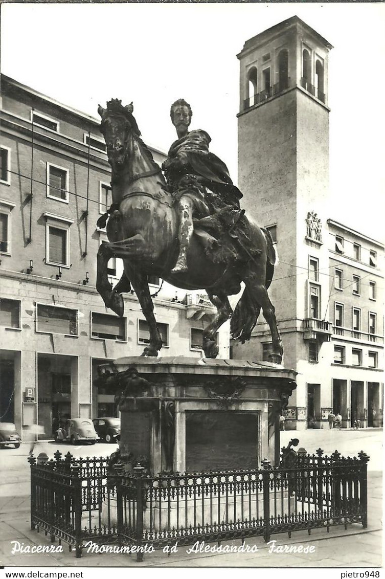 Piacenza (Emilia R.) Monumento Ad Alessandro Farnese E Palazzo Del Governatore, Monument - Piacenza