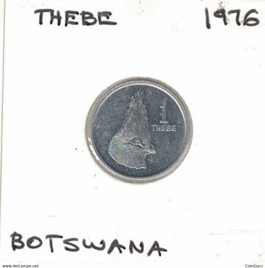 Botswana 1 Thebe 1976, UNC - Botswana