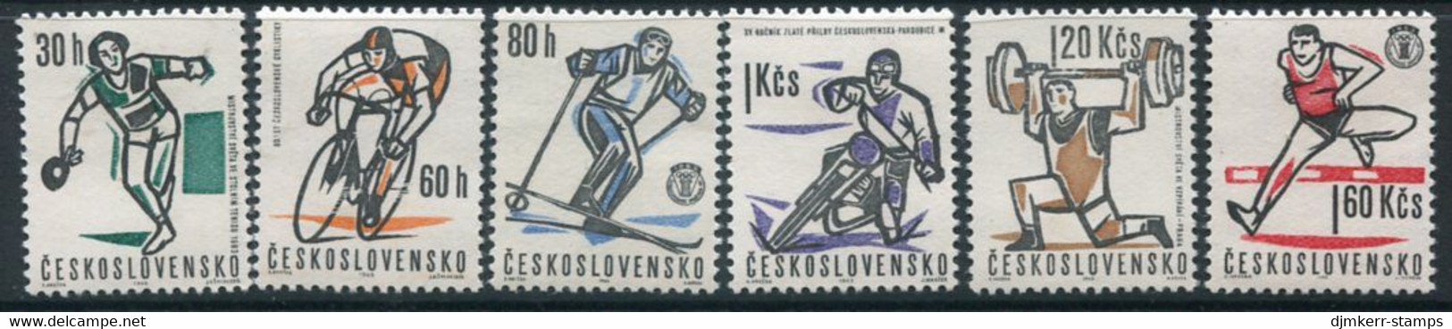 CZECHOSLOVAKIA 1963 Sport MNH / **.  Michel 1377-82 - Neufs