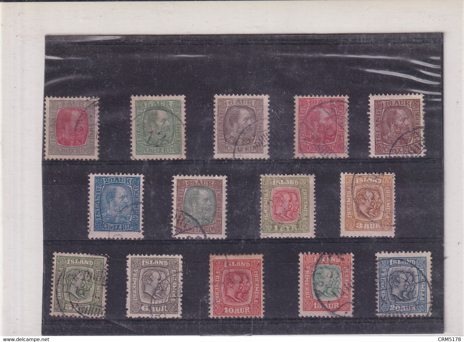 ISLANDE-LOT TP ENTRE LES N° 35 & 55 - OB- TB 1902 - Collections, Lots & Series