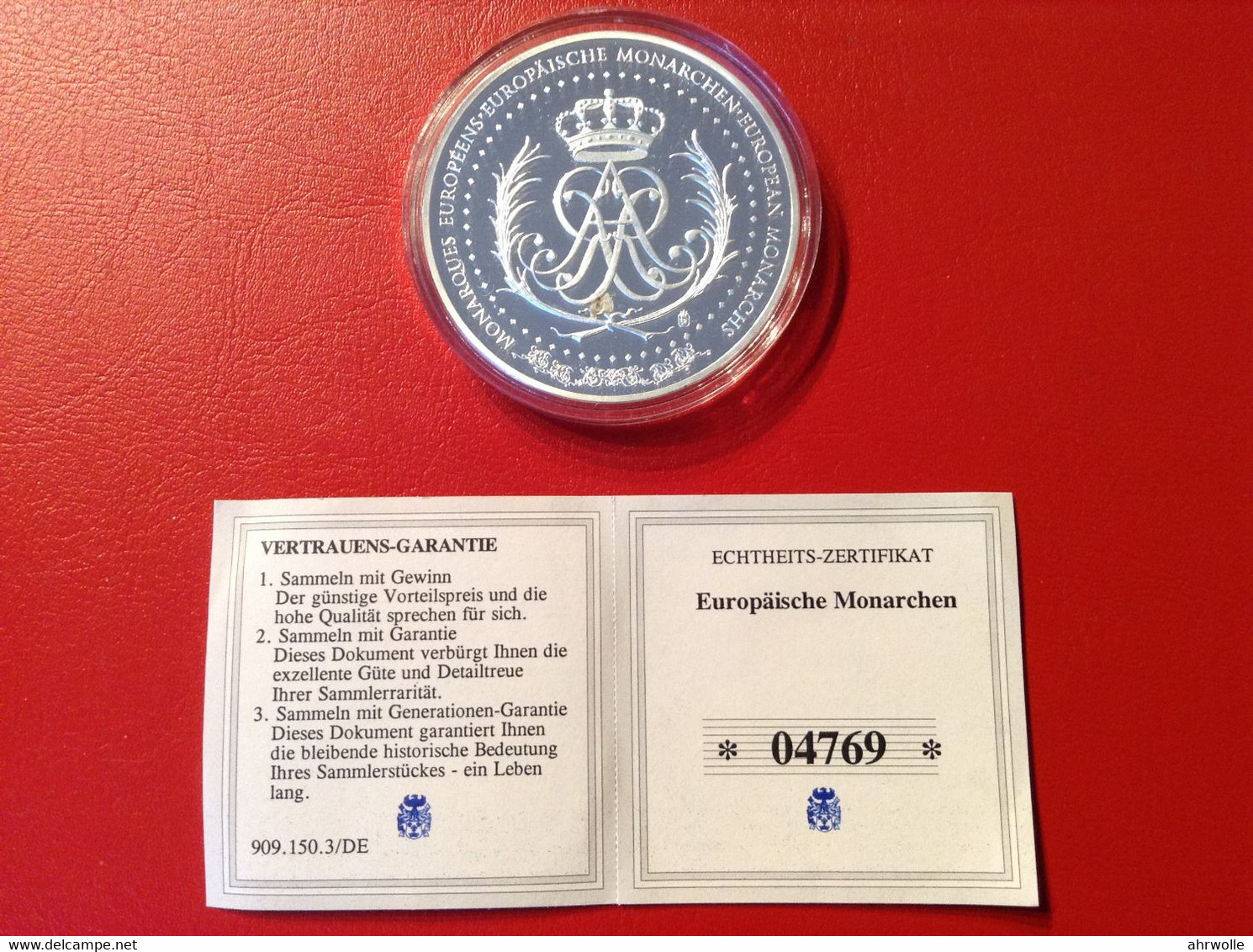 Medaille Gigant Wilhelm II. Europäische Monarchen 2013 - Professionnels/De Société