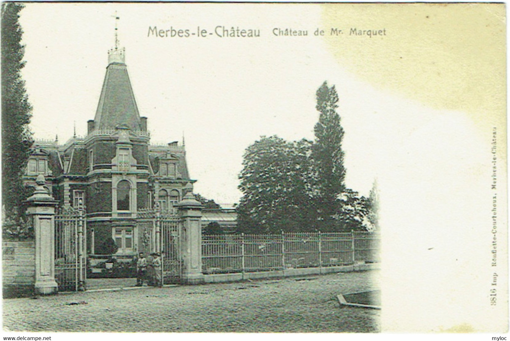 Merbes-Le-Château. Château De M. Marquet. - Merbes-le-Chateau