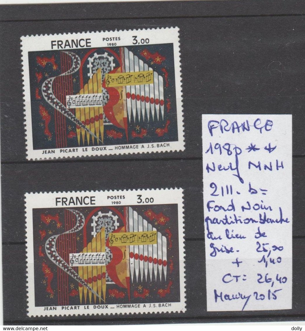 TIMBRES DE FRANÇE NEUF** MNH VARIETEES  Nr 2111 B COTE   26.40  € - Roulettes