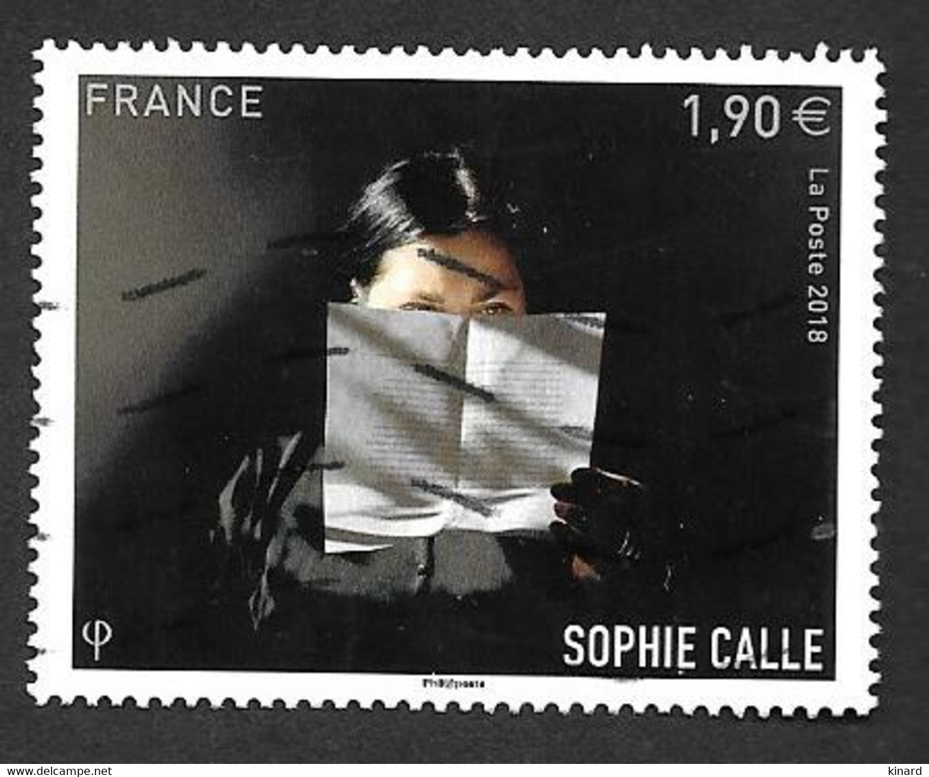 TIMBRES POSTE.  2018.  SOPHIE CALLE..N°5272..TBE SCAN - Oblitérés