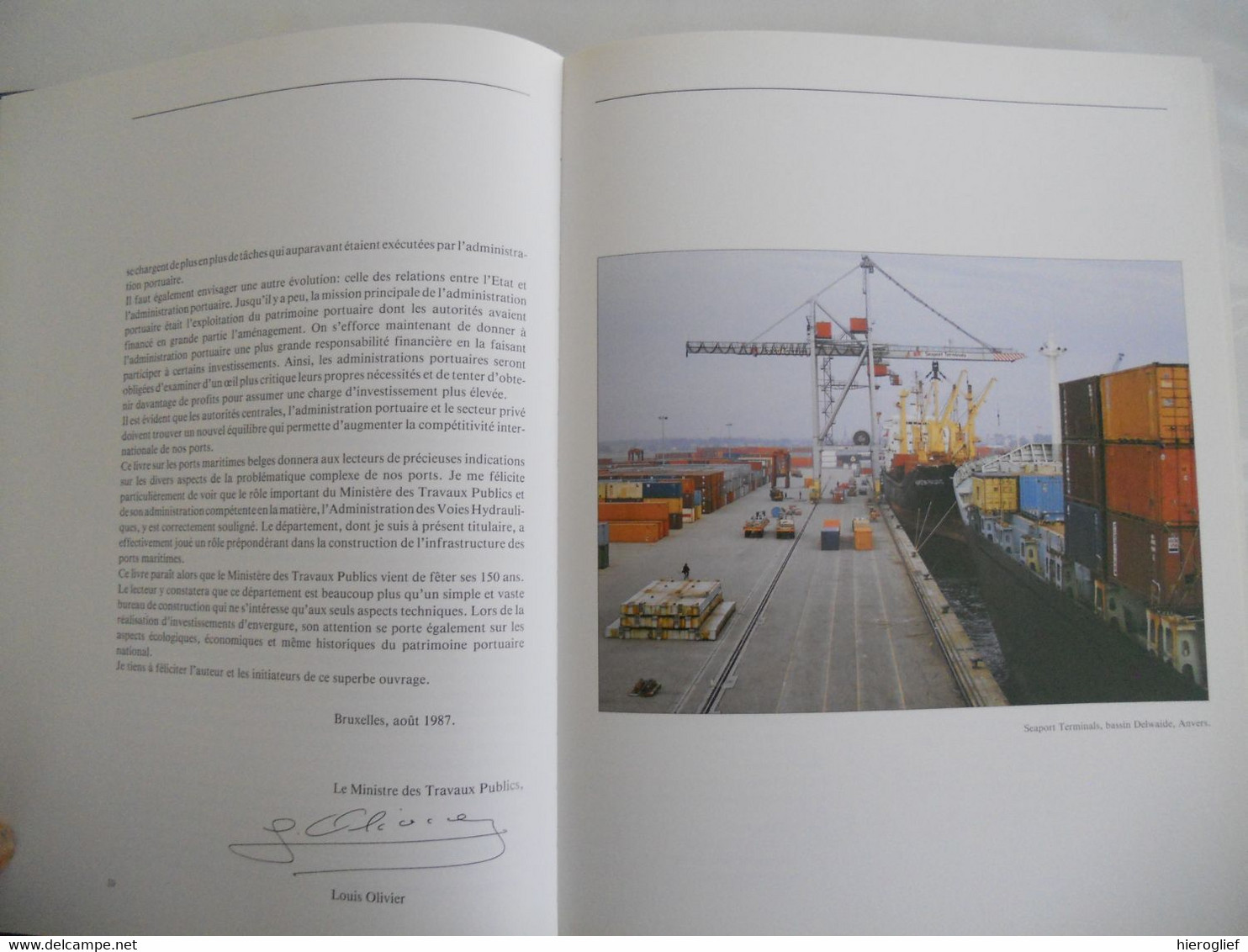 LES PORTS MARITIMES BELGES Un Héritage Pour Demain - Par Jan Strubbe Antwerpen Zeebrugge Brugge Gent Schelde - Geographie