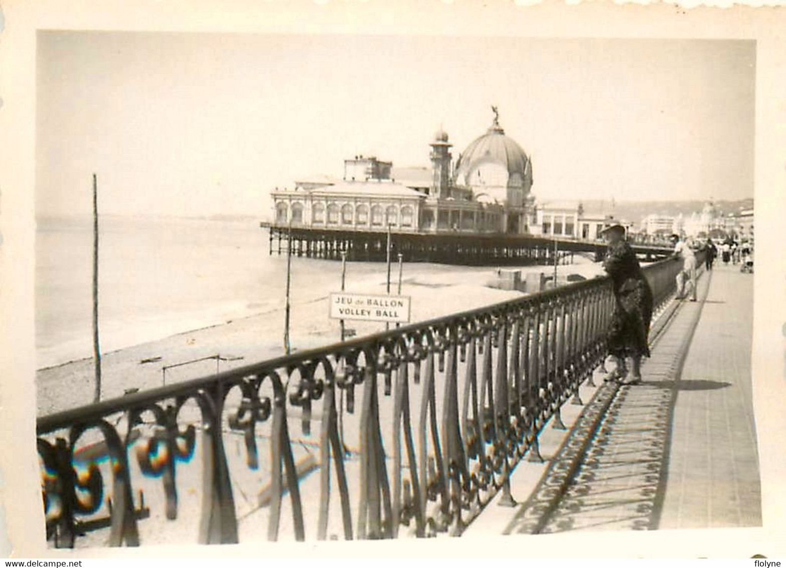 Nice - Photo Ancienne - Vue Sur Le Casino Et La Plage - Septembre 1936 1926 ? - Monumenten, Gebouwen