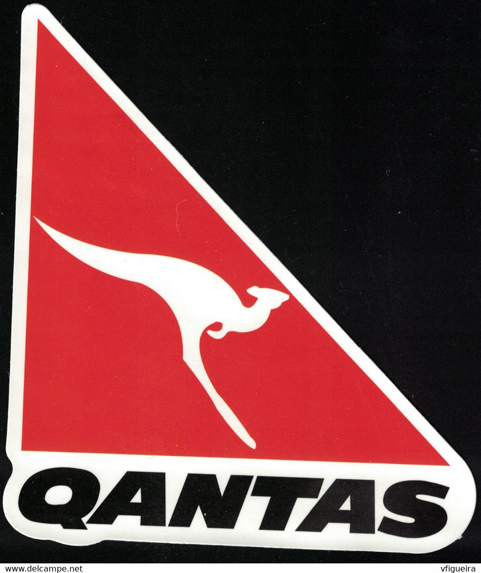 Autocollant Qantas Airways Compagnie Aérienne - Aufkleber