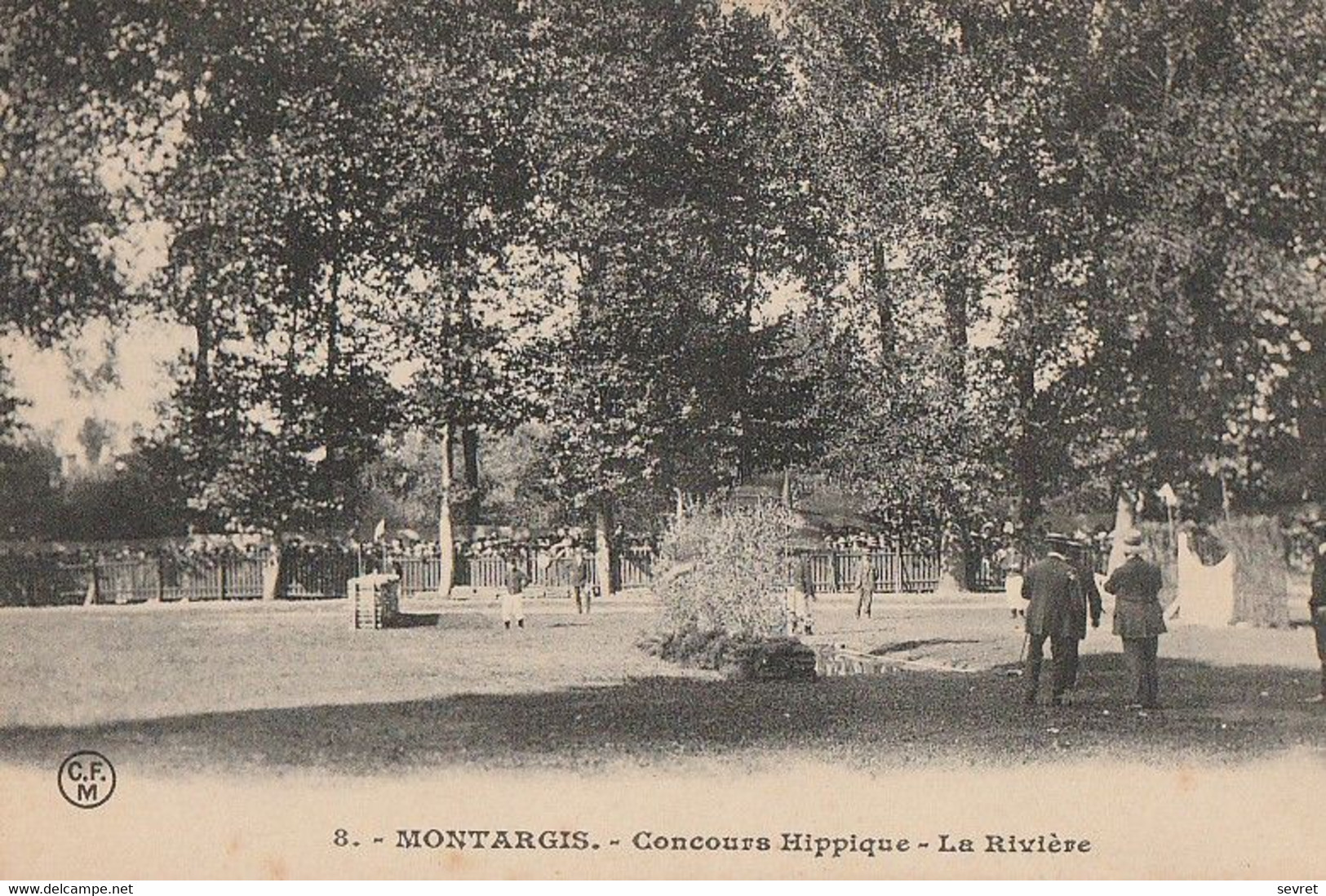 MONTARGIS. - Concours Hippique. La Rivière. Carte RARE - Montargis