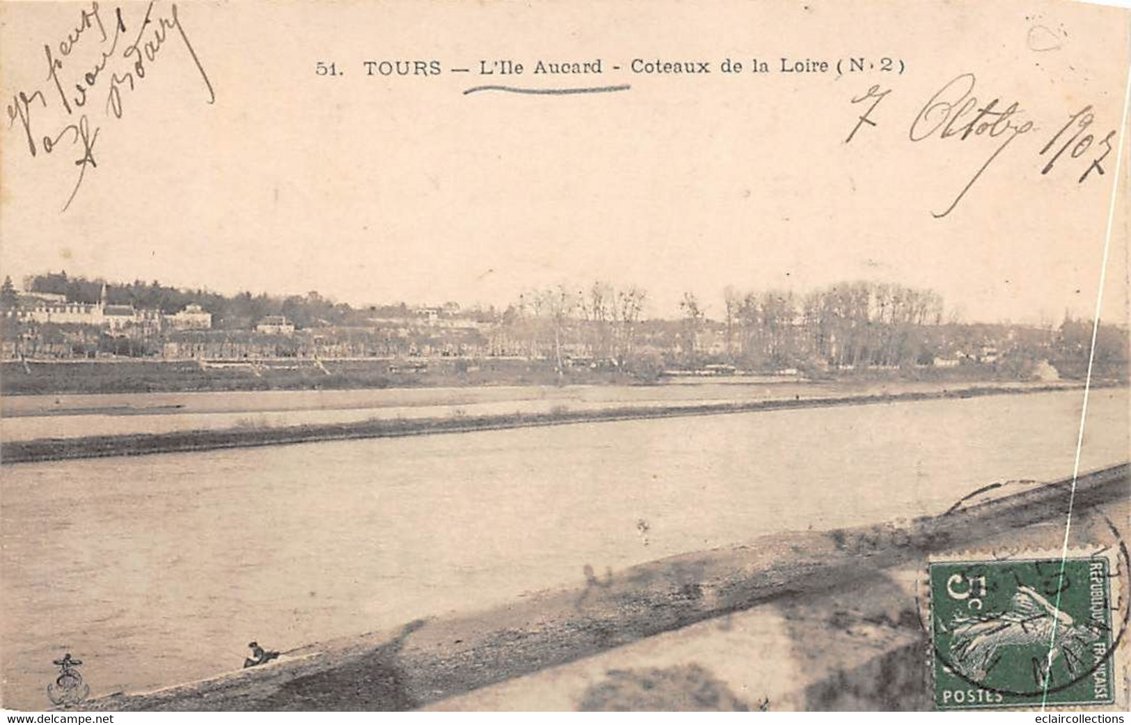 Tours       37          Quais-Ponts   L'Ile Aucard      N° 51 (voir Scan) - Tours