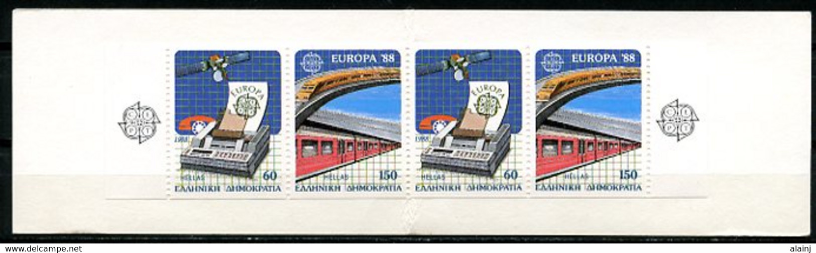 Grèce   Y&T   C1676   XX    ---    1988  -  Europa  -  Bande 1667Aa  -  Impeccable... - Carnets