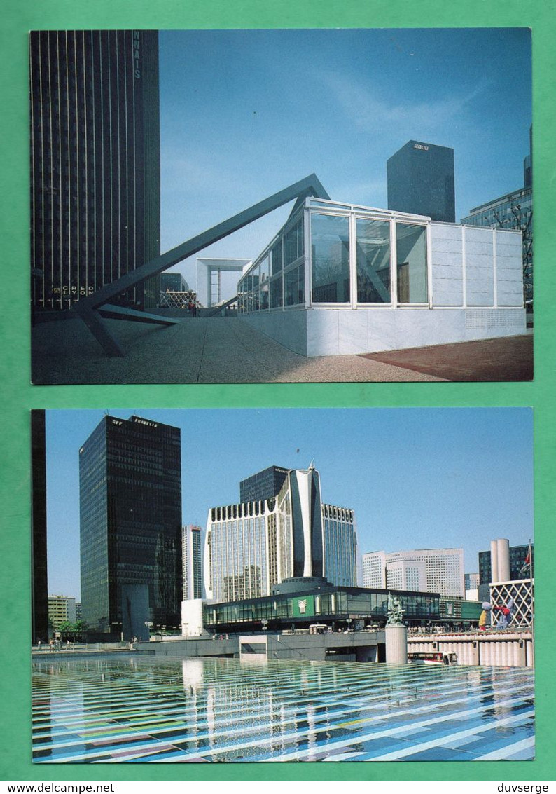 92 Hauts De Seine La Defense 4 Cartes Postales ( Voir 4 Scans ) - La Defense