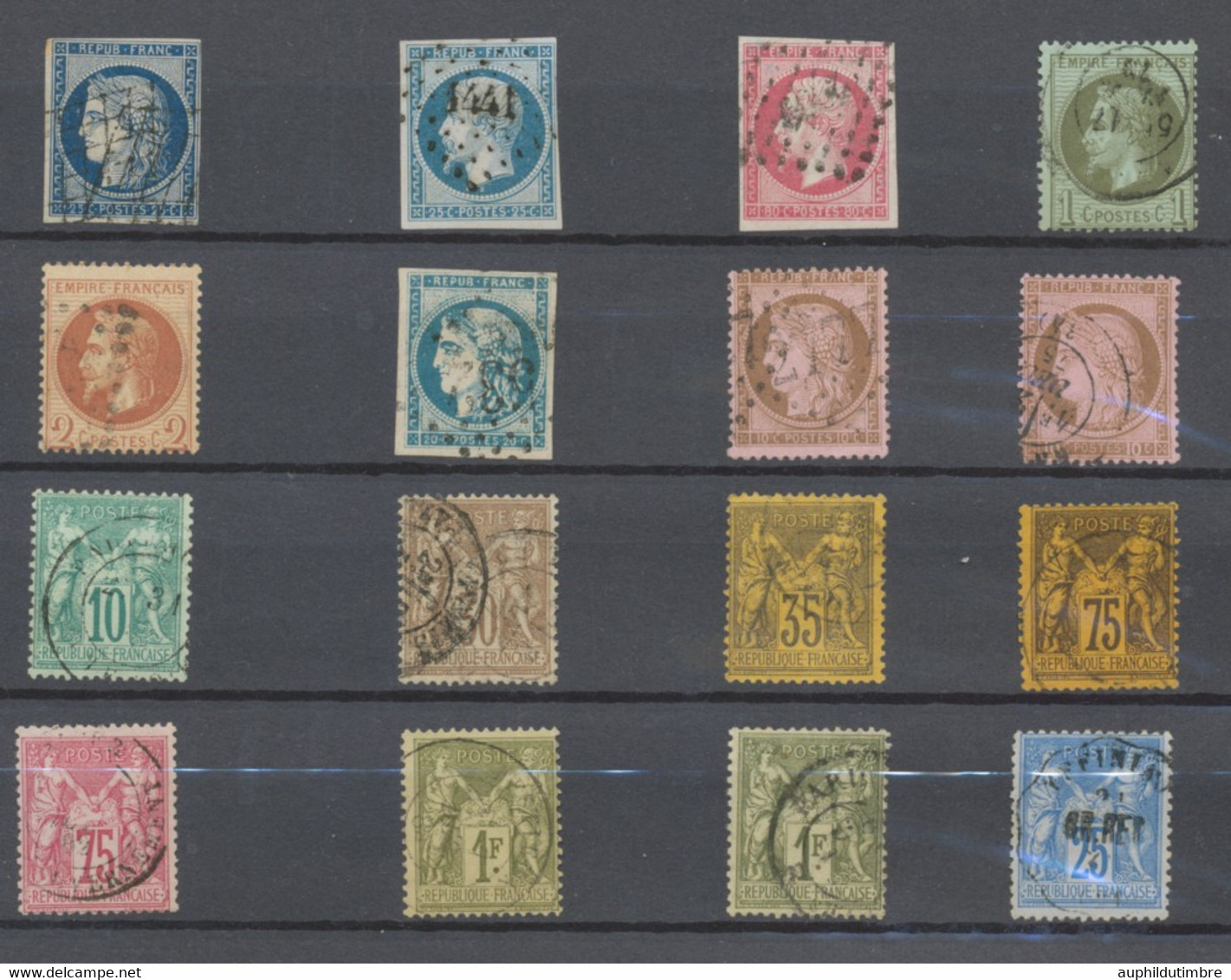 Sélection De 16 Timbres Classiques Tous TB.  Cote 475€. H2644 - Altri & Non Classificati