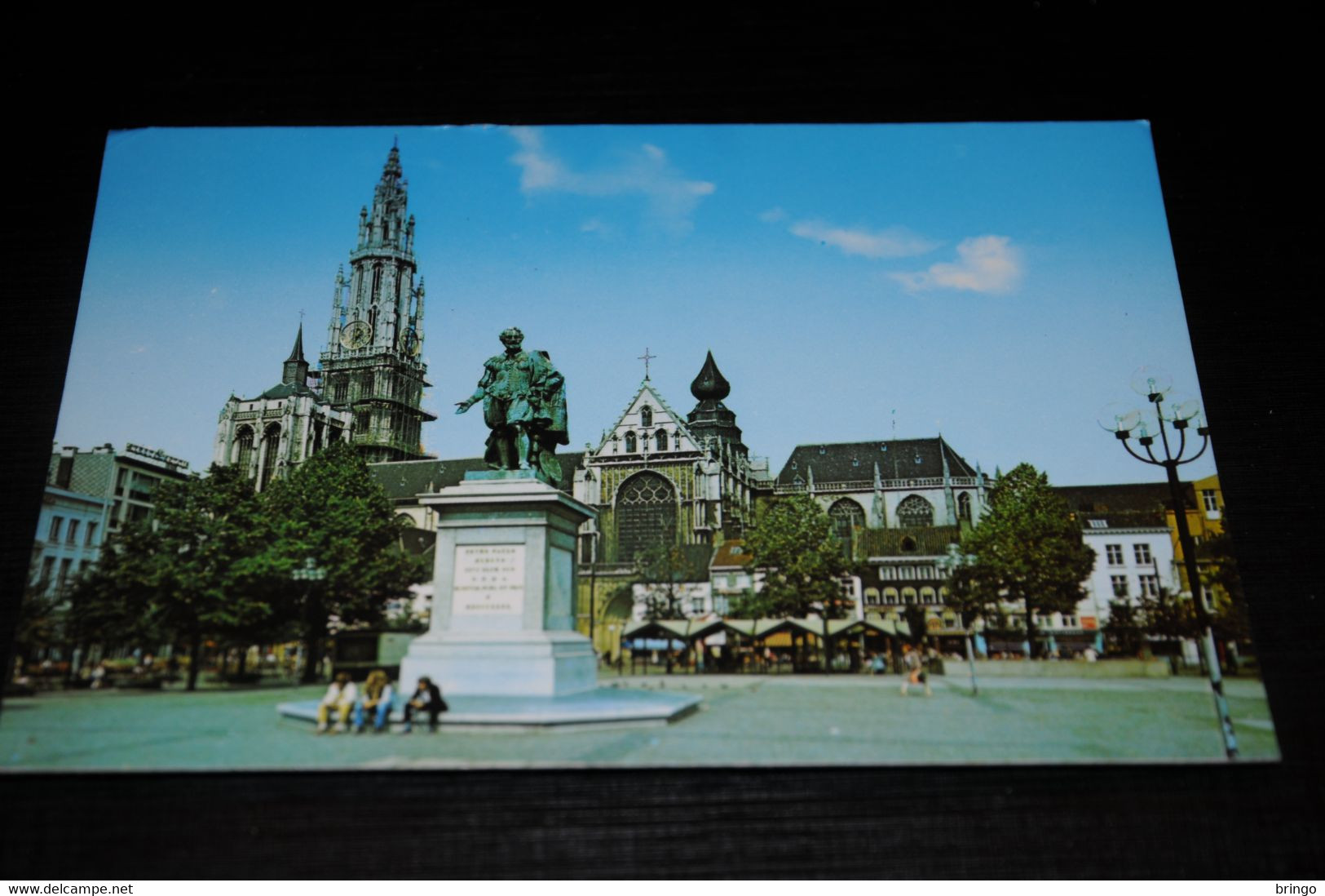 33962-                     ANTWERPEN  ANVERS, GROENPLAATS EN MONUMENT VAN RUBENS - Antwerpen