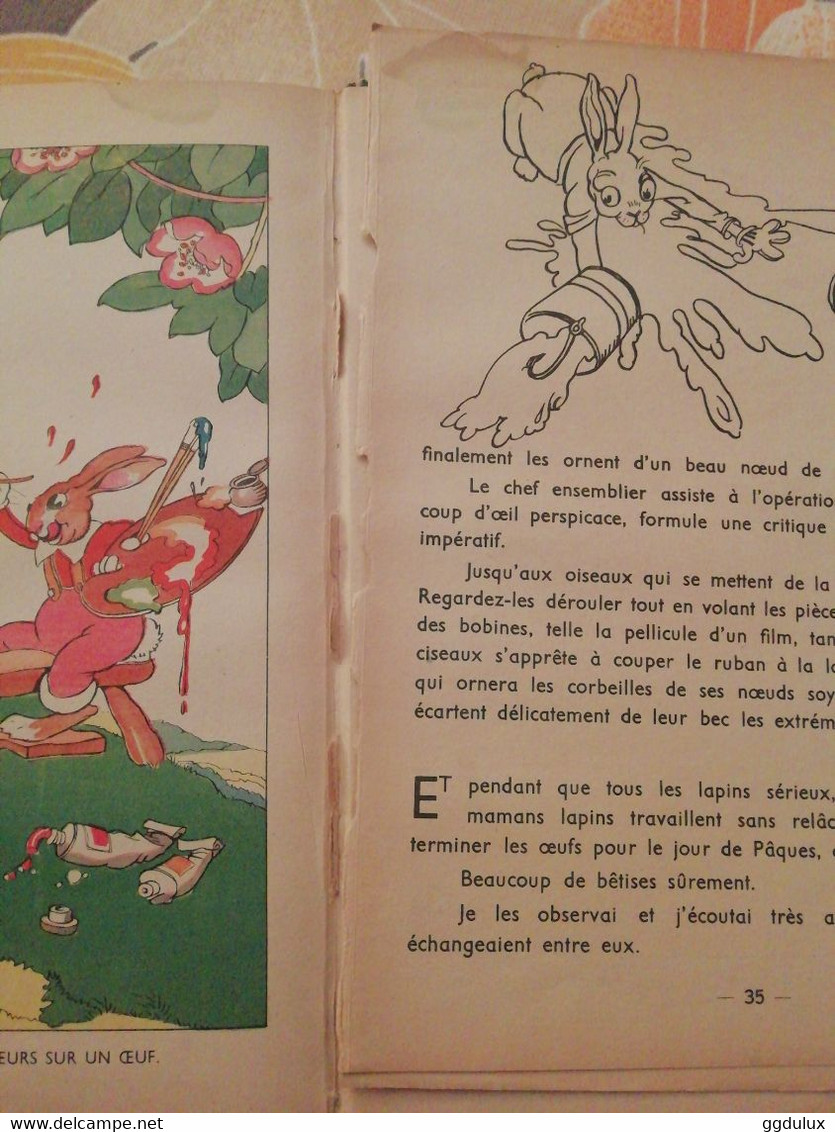 Mickey Présente Les Petits Lapins Et Les œufs De Pâques - 1935 - Hachette