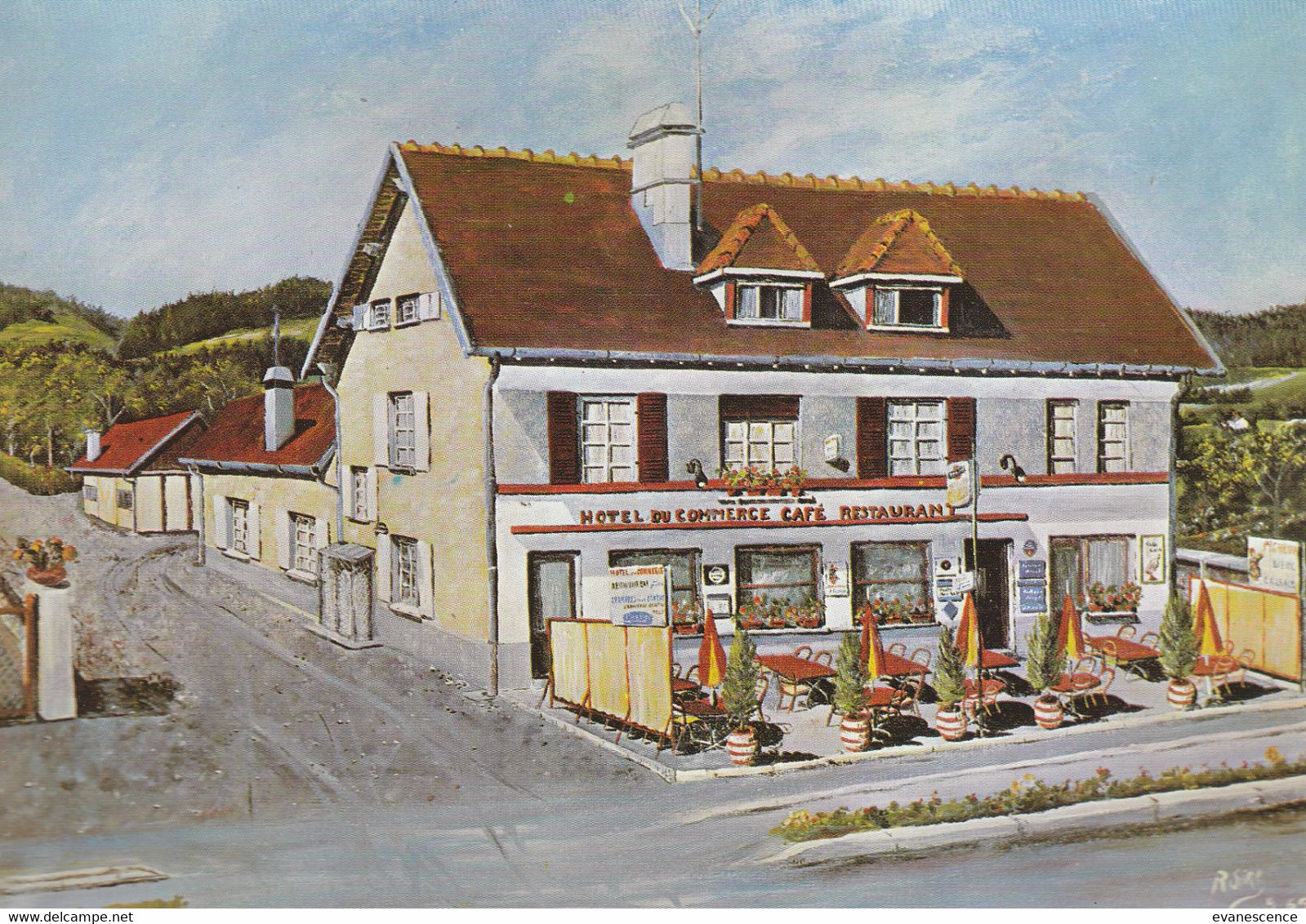 88 : Anould : Hotel Restaurant Du Commerce      ///  Ref.  Nov.  21 - Anould