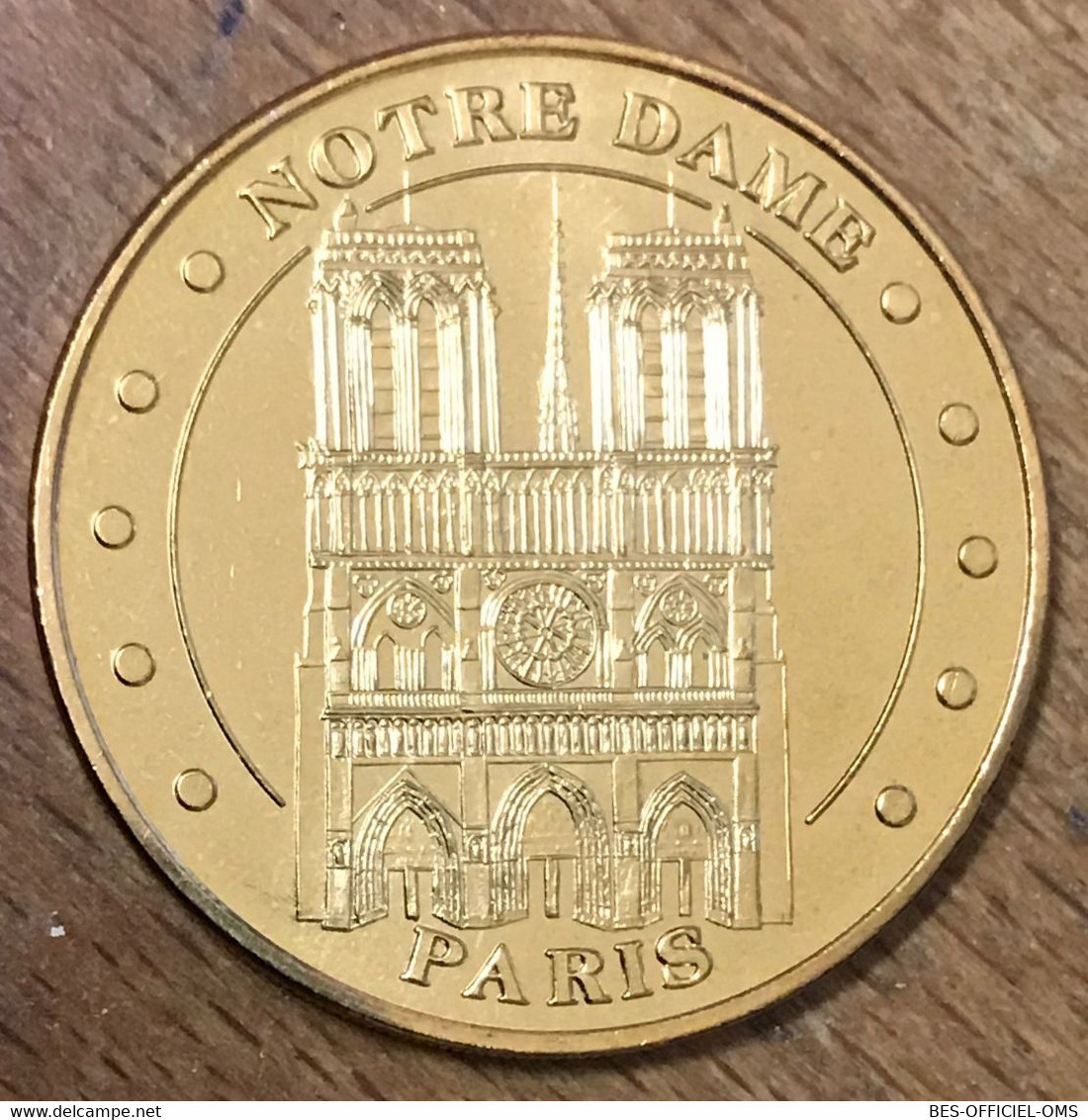 75001 NOTRE DAME DE PARIS MDP 2013 MÉDAILLE SOUVENIR MONNAIE DE PARIS JETON TOURISTIQUE MEDALS TOKENS COINS - 2013