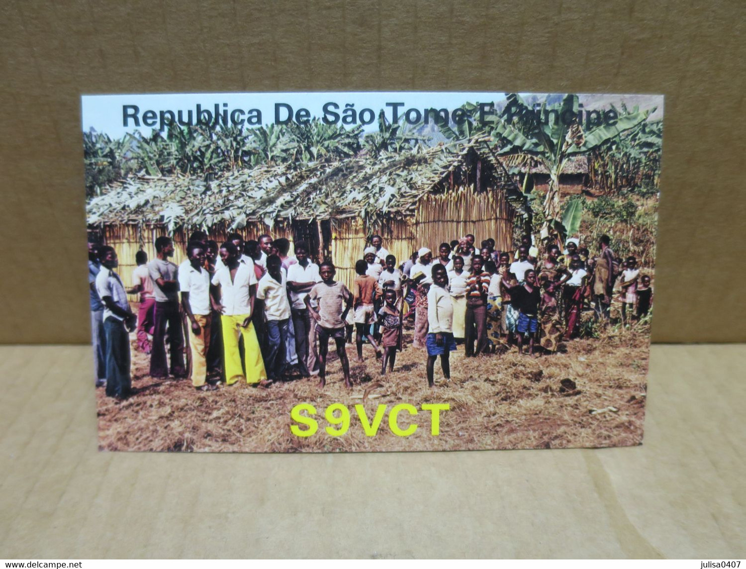 SAO TOME ET PRINCIPE Carte Radio Amateur - Sao Tome And Principe