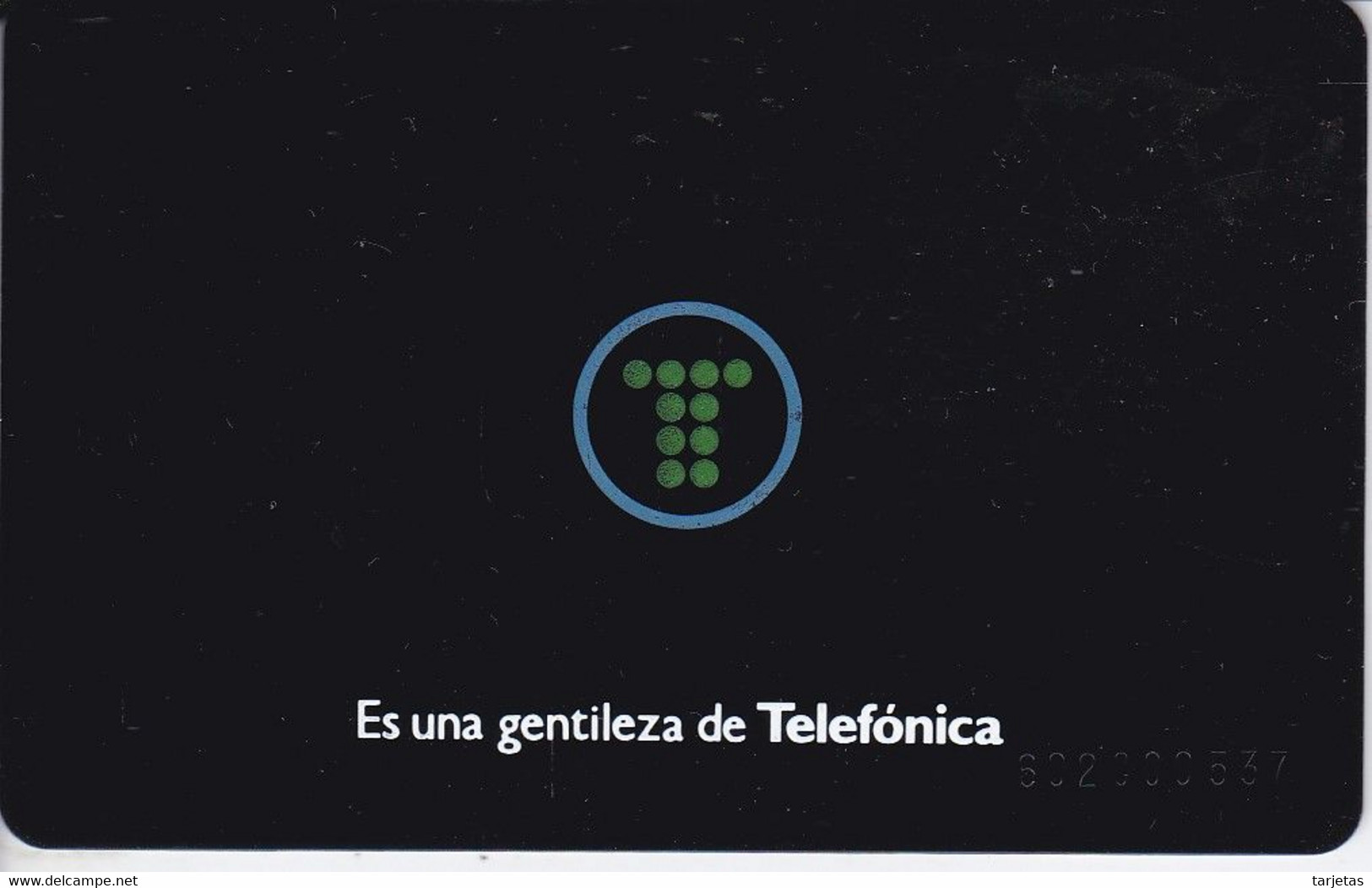 G-001 TARJETA DE TELEFONICA DE 600 PTAS DEL 02/86 Y TIRADA 1500 (NUEVA-MINT) - Emisiones Gratuitas