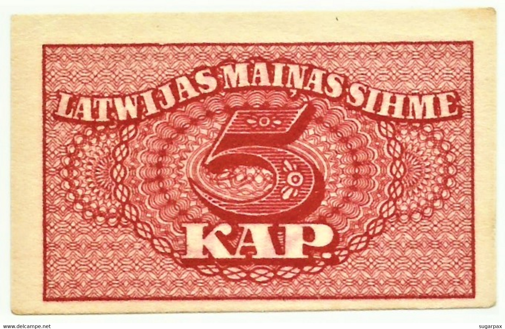 Latvia - 5 Kapeikas - ND ( 1920 ) - Pick: 9 - Letónia - Letland