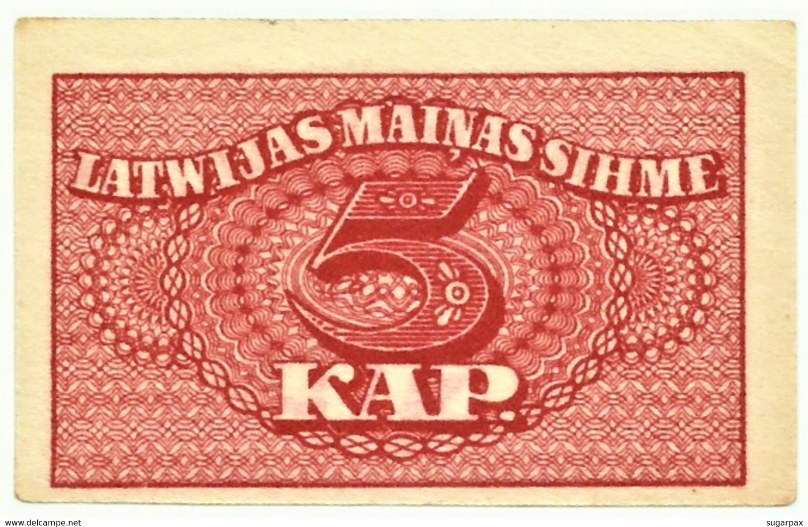 Latvia - 5 Kapeikas - ND ( 1920 ) - Pick: 9 - Letónia - Latvia