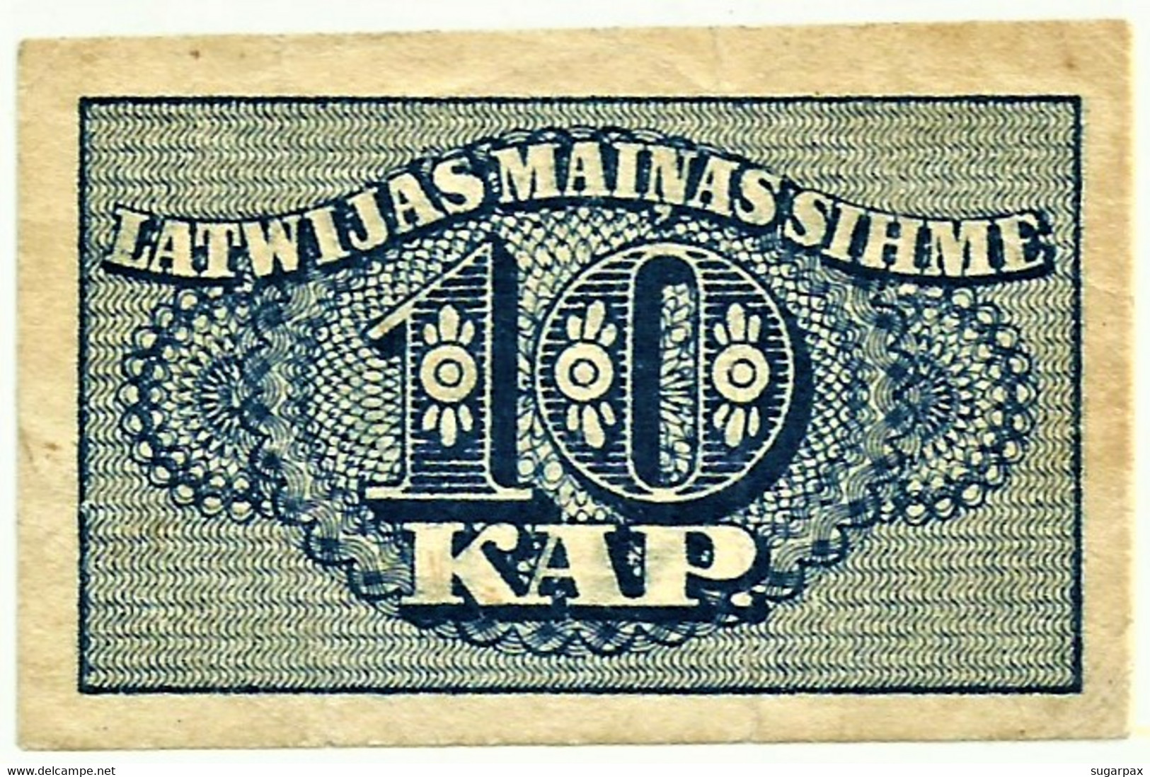 Latvia - 10 Kapeikas - ND ( 1920 ) - Pick: 10 - Letónia - Lettland