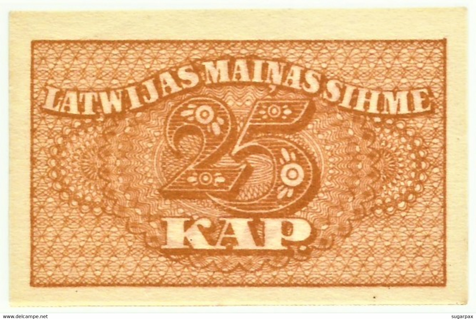 Latvia - 25 Kapeikas - ND ( 1920 ) - Pick: 11 - Letónia - Letland