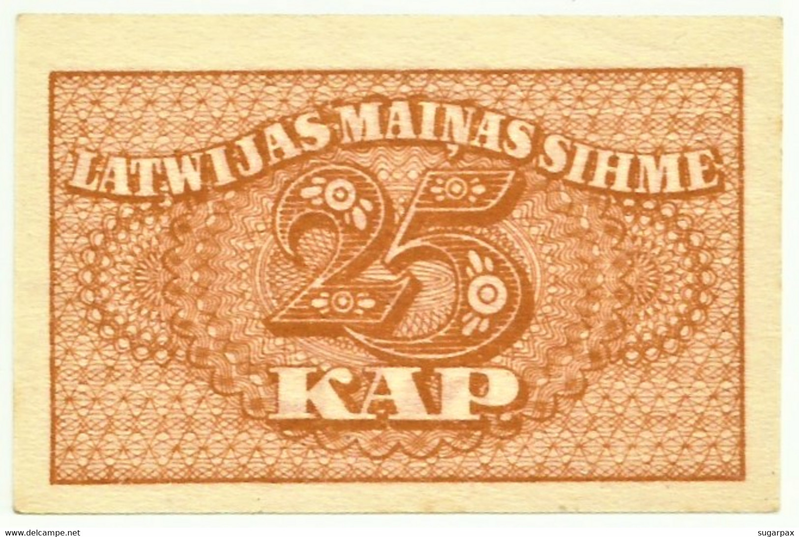 Latvia - 25 Kapeikas - ND ( 1920 ) - Pick: 11 - Letónia - Letonia