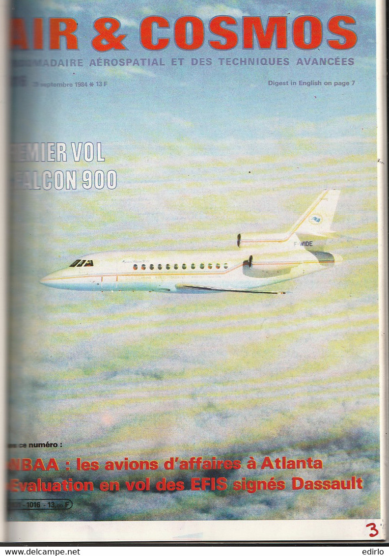 ***  AVIATION  ***  Livre Dassault - Plus De 40 Pages Revue De Presse Sur Le FALCON 900 --- - Pubblicità