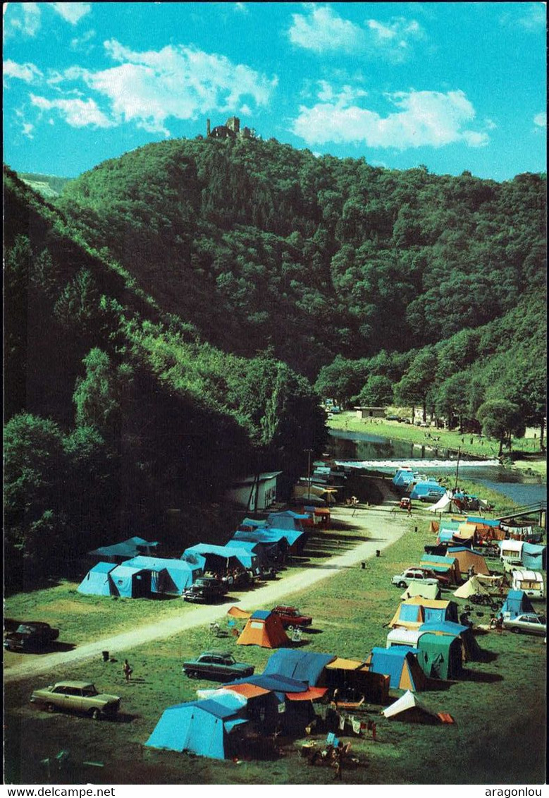 Luxembourg Luxemburg Carte Postale Camping Du Moulin De Bourscheid Prop. Kremer - Bourscheid