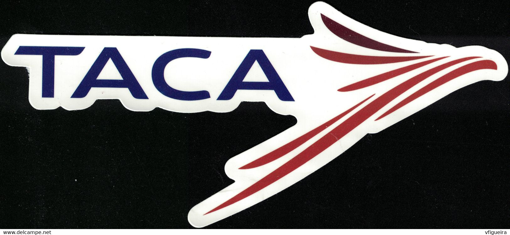 Autocollant Taca International Airlines Compagnie Aérienne El Salvador - Autocollants