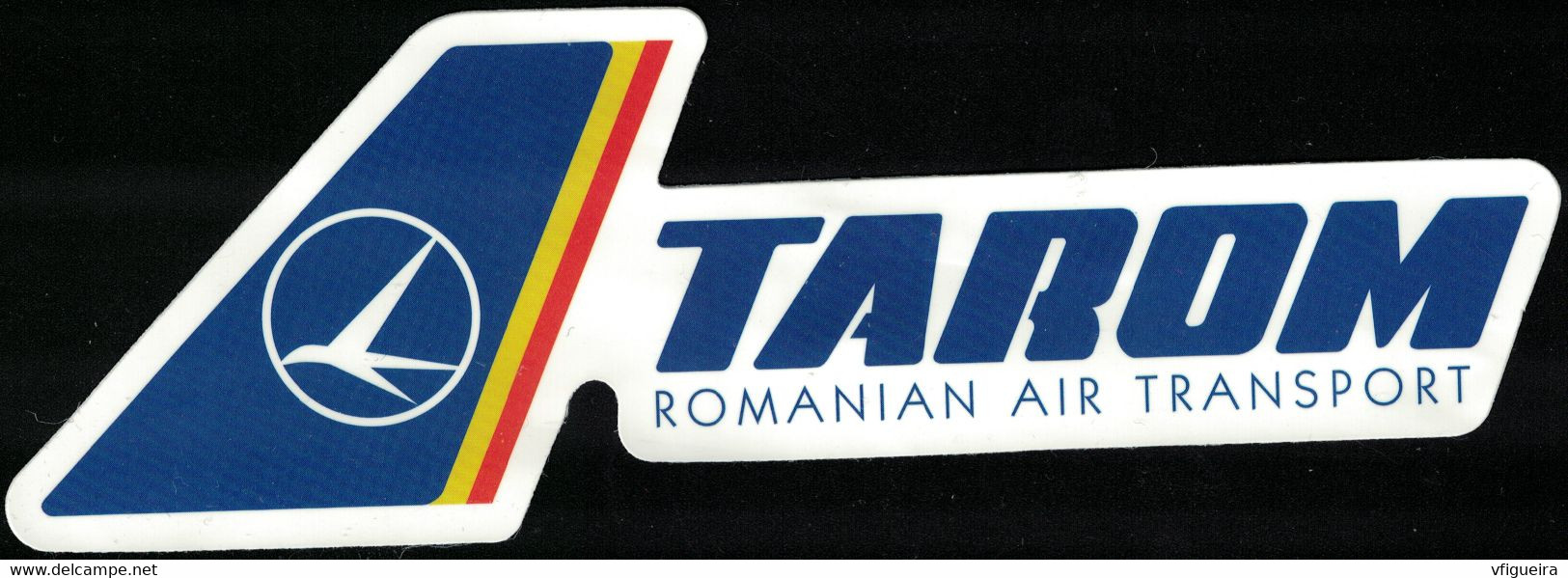Autocollant Tarom Romanian Air Transport Compagnie Aérienne Roumaine - Stickers
