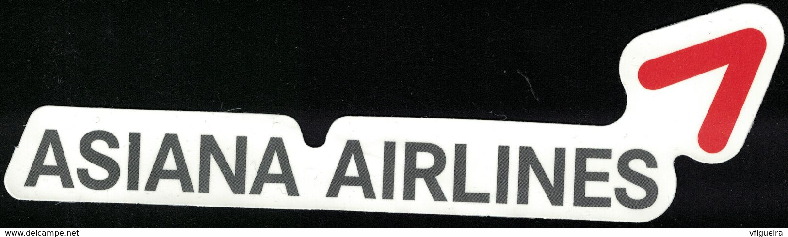 Autocollant Asiana Airlines Compagnie Aérienne Sud Coréenne - Aufkleber