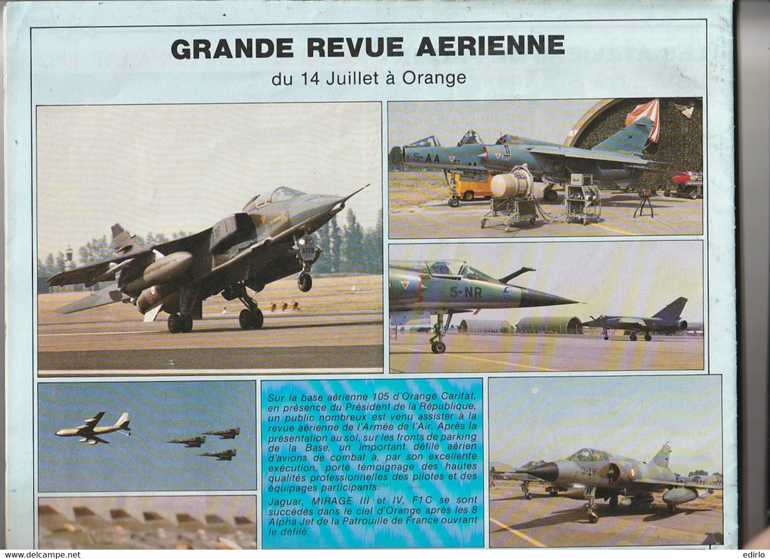 ***  AVIATION  ***  Livre Dassault - 16 Pages Formal Journal 16 Pages - Advertenties