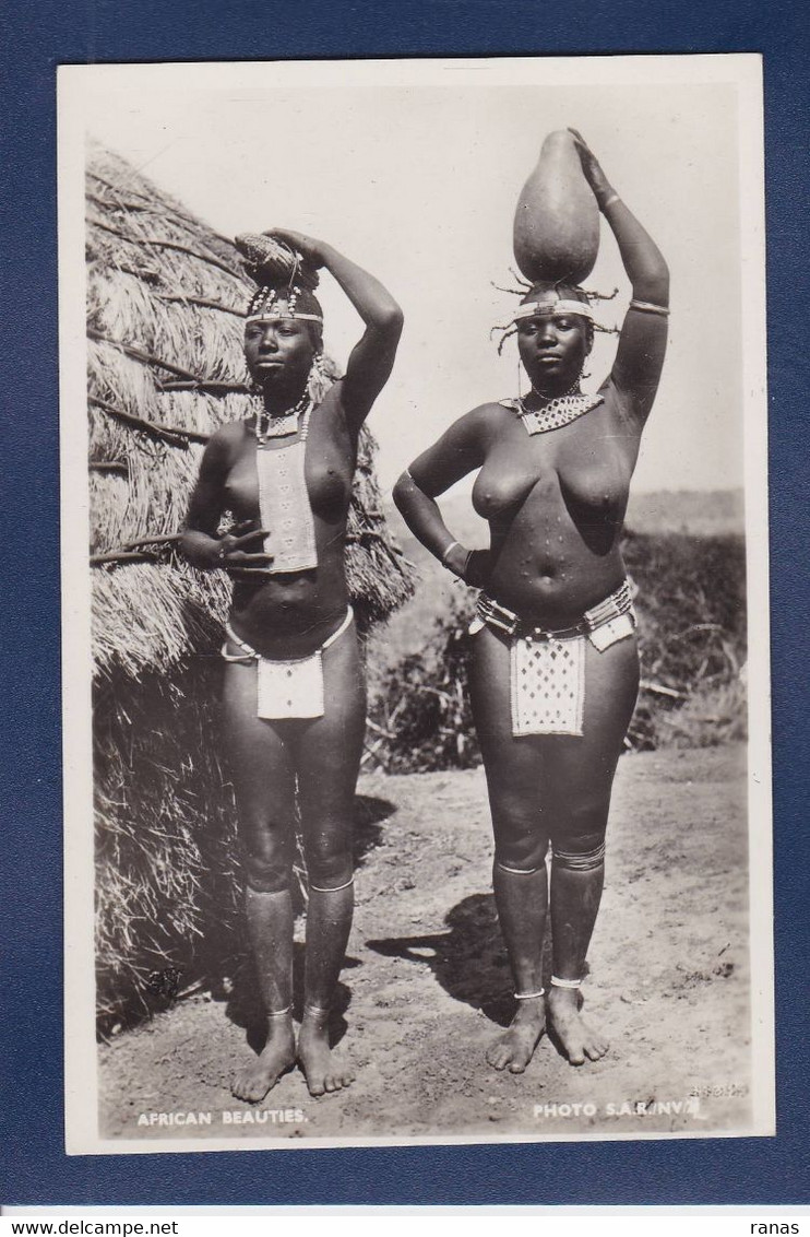 CPA Afrique Du Sud Zuid Africa Type Femme Nue Ethnic Non Circulé - Südafrika