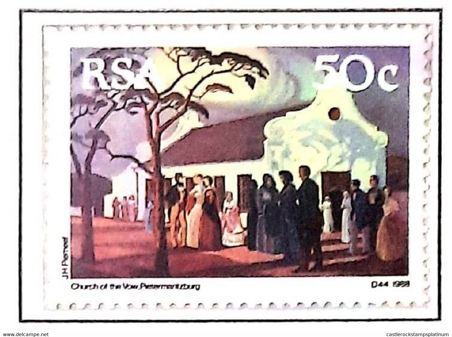 P) 1988 SOUTH AFRICA, ANNIVERSARY OF THE BÓER MIGRATION, CHURCH OF THE OATH, SOUVENIR MINISHEET, MNH - Other & Unclassified