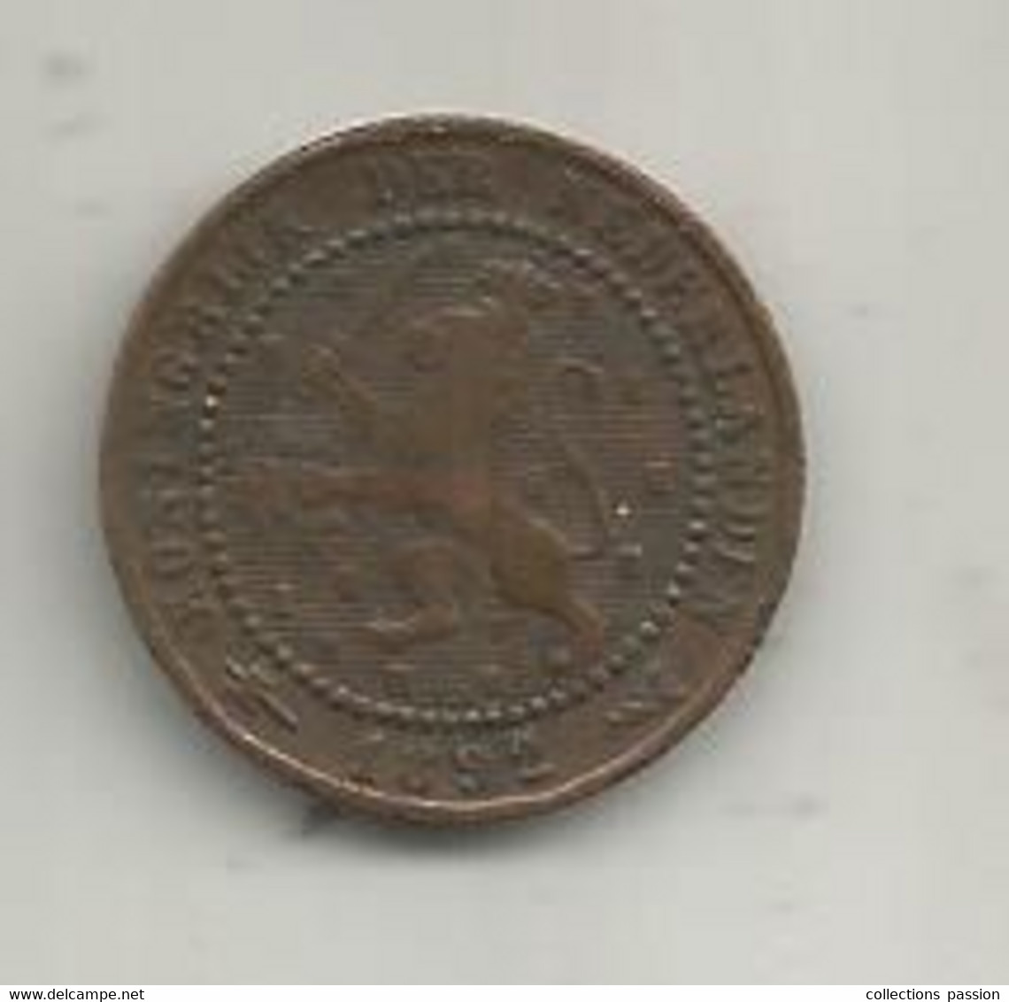 Monnaie , PAYS BAS, Koningrijk Der Nederlanden, 1892, 1 Cent , 2 Scans - 1 Centavos