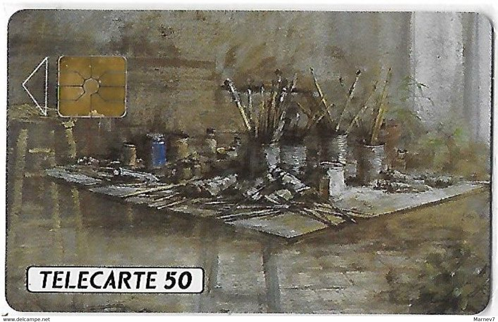 TELECARTE Privée - Galerie CHEMINOT à Quiberon - 1991 - 1000 Exemplaires - Tableau Jacques OUSSON  - - Painting