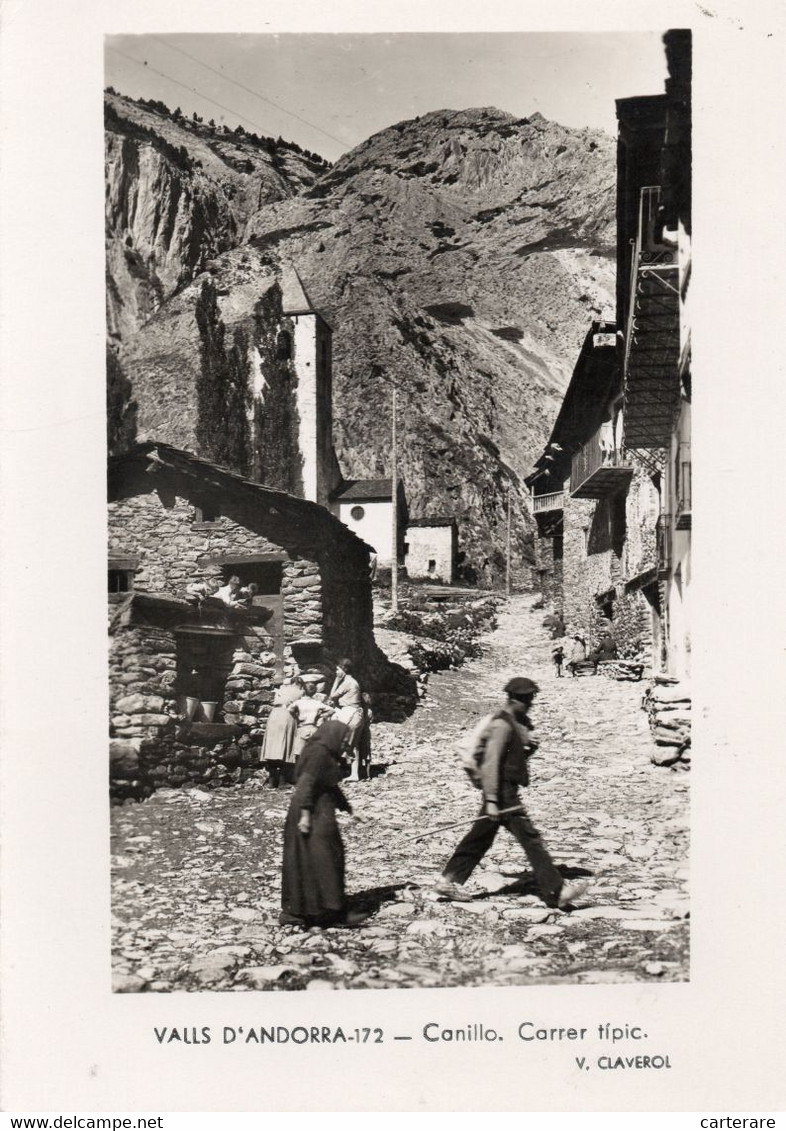 VALLS D'ANDORRA,ANDORRE,1953,CARTE PHOTO - Andorre