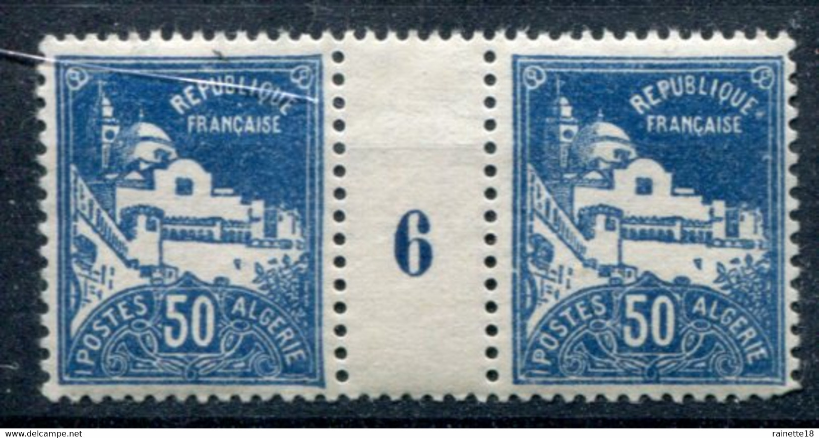 Algérie       47 **        Paire Millésime 6 - Unused Stamps