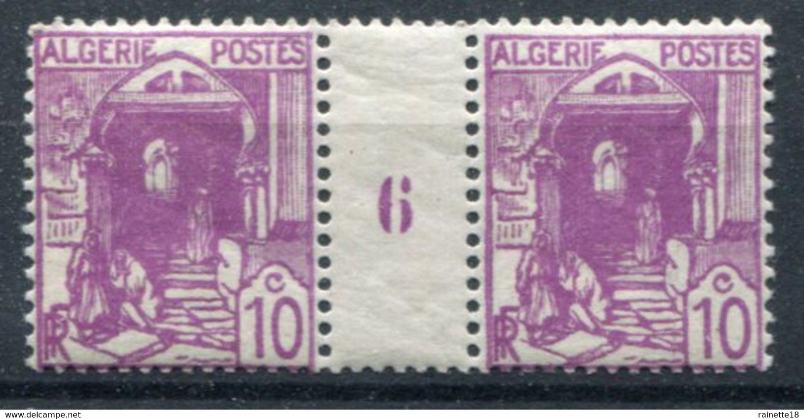 Algérie       38 **  Paire, Millésime 6 - Unused Stamps