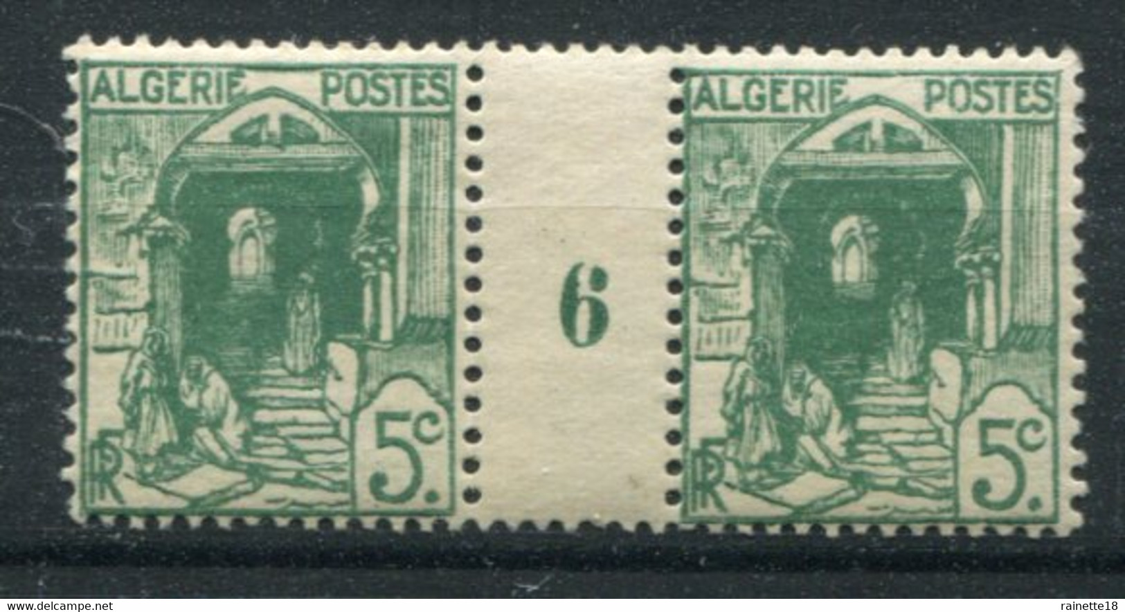 Algérie                37 **  En Paire Millesime 6 - Ungebraucht