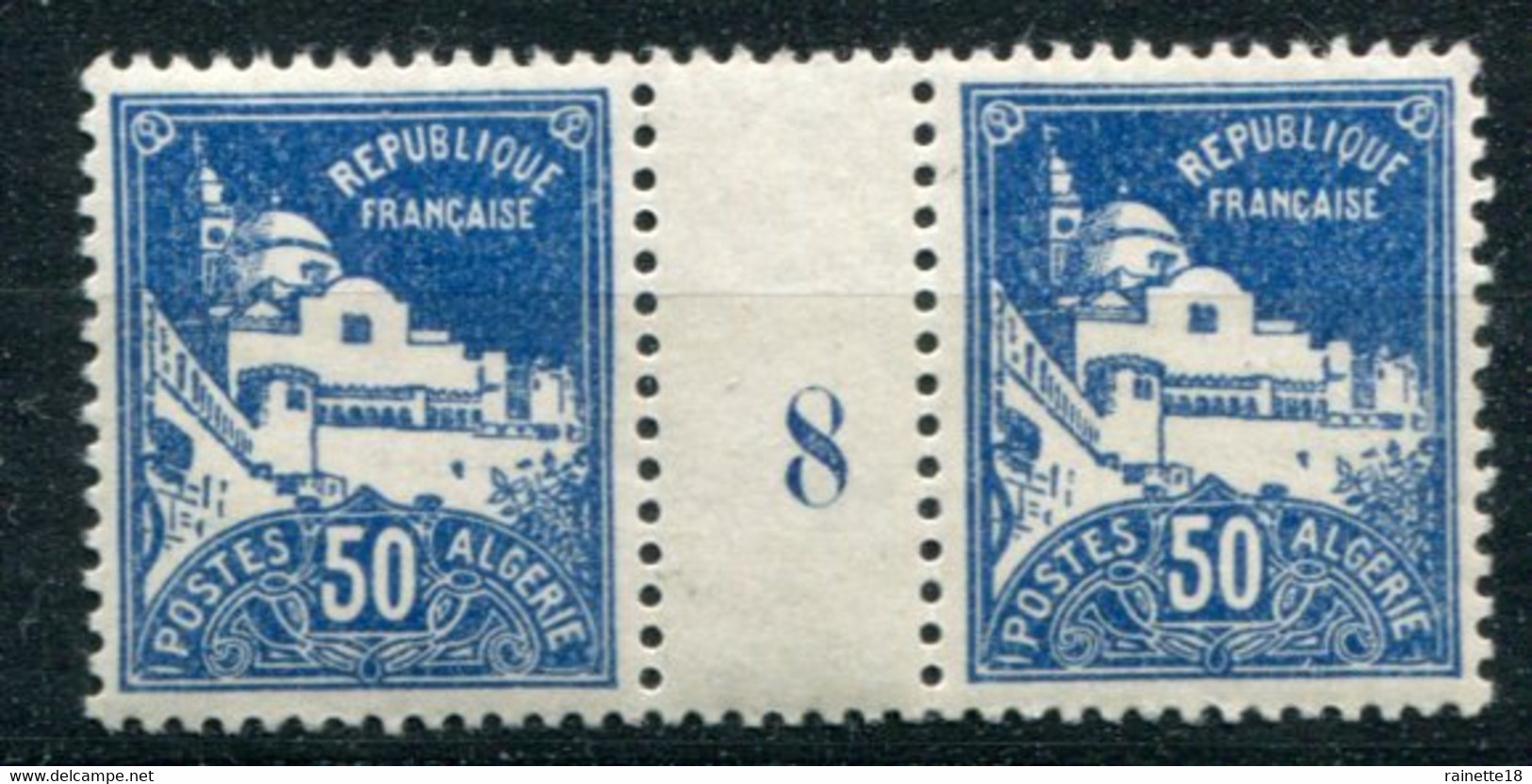 Algérie                47 **  En Paire Millesime 8 - Unused Stamps